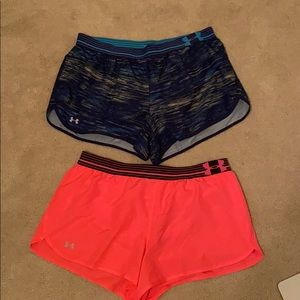 woman’s Under Armour running shorts (2)